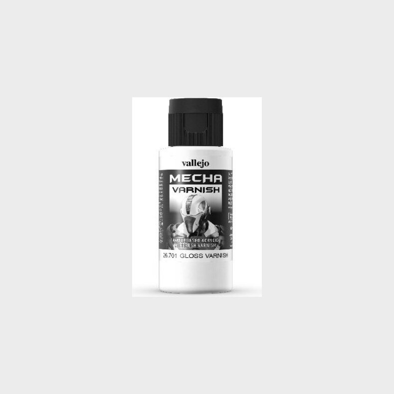 Vallejo - Gloss Varnish Airbrush - Klar Lak 60 Ml