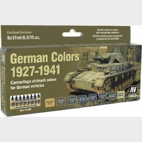 Vallejo - German Colors 1927-1941 Acrylic 6x17 Ml - 71205