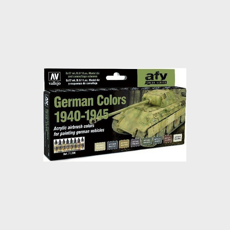 Vallejo - German Colors 1940-1945 Acrylic 6x17ml - 71206