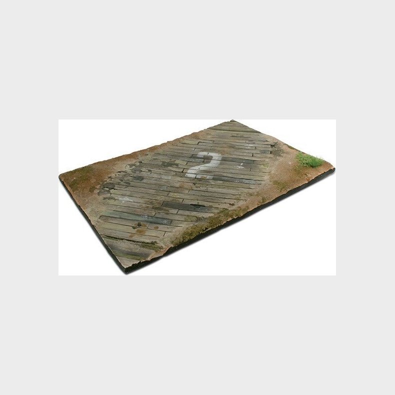 Vallejo Scenics - Wooden Airfield Surface - Sc102 - 31x21 Cm