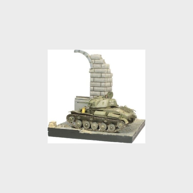 Vallejo Scenics - German Ruined Building - Sc003 - 15x15 Cm