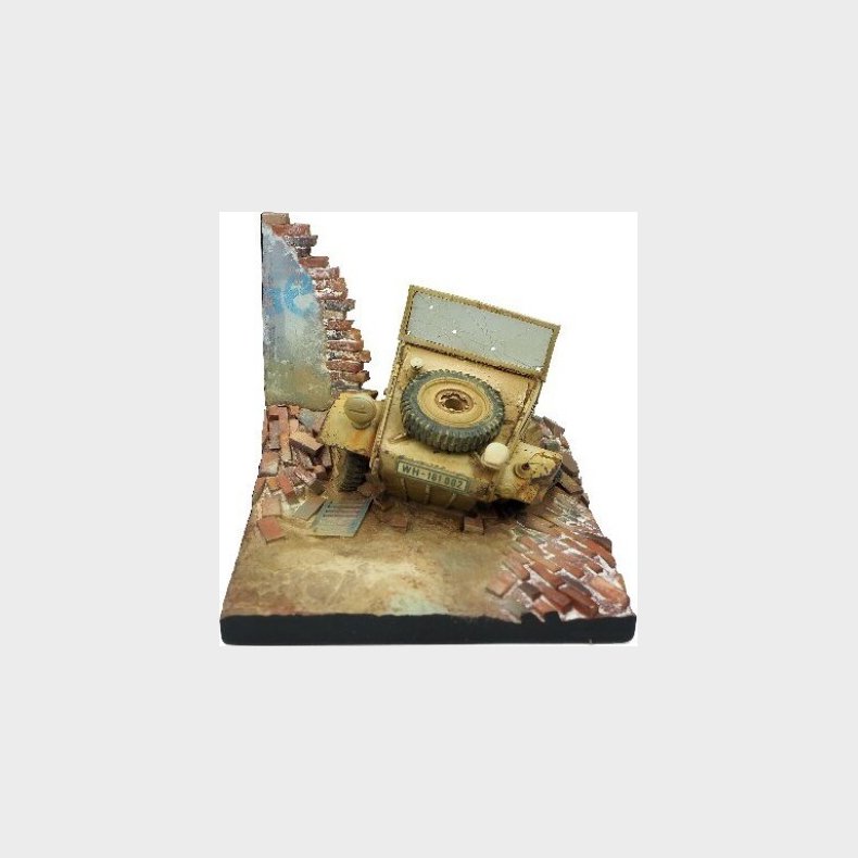 Vallejo Scenics - Kubelwagen Front - Sc008 - 7x7 Cm