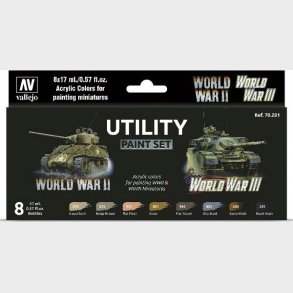 Vallejo - Model Color Maling St - World War Ii Utility - 8x17 Ml