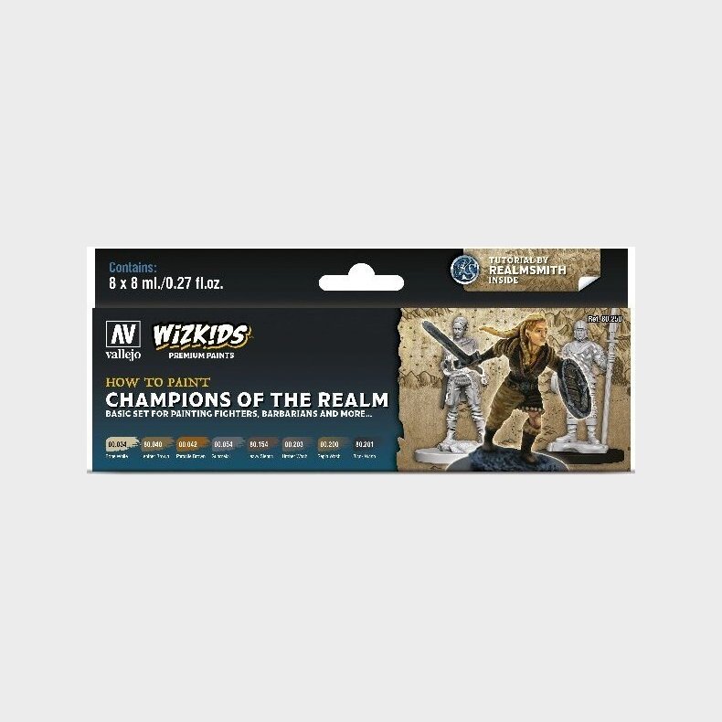 Vallejo - Wizkids Maling St - Champions Of The Realm - 8x8 Ml