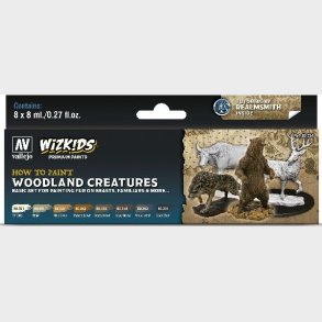 Vallejo - Wizkids Woodland Creatures - 8x8 Ml - 80254