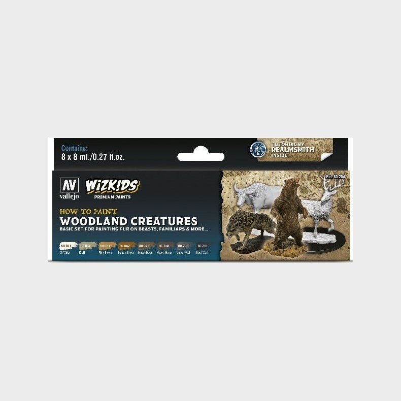 Vallejo - Wizkids Woodland Creatures - 8x8 Ml - 80254
