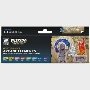 Vallejo - Wizkids Maling St - Arcane Elements - 8x8 Ml