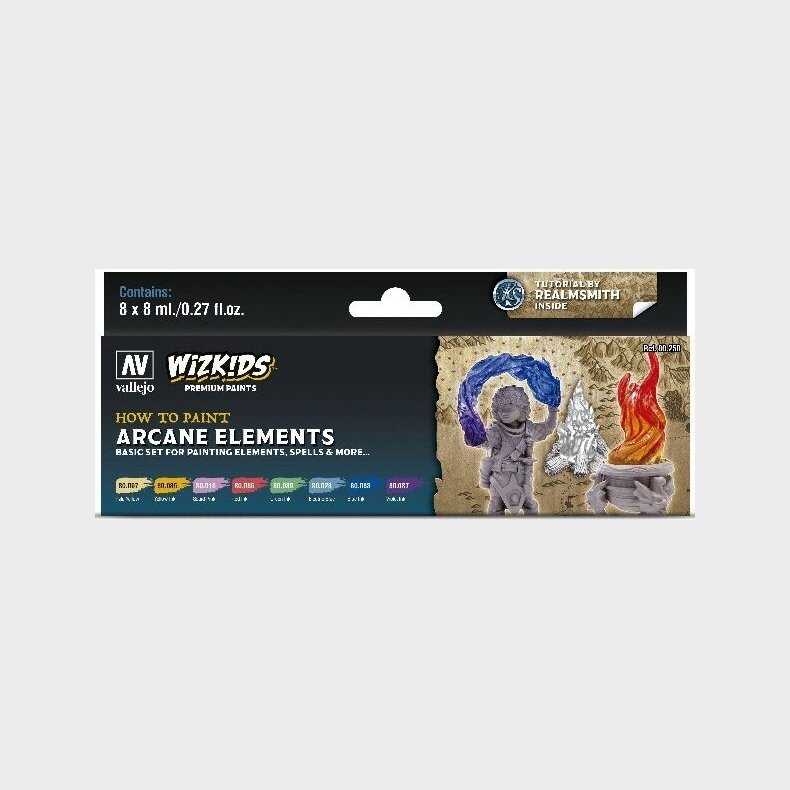 Vallejo - Wizkids Maling St - Arcane Elements - 8x8 Ml