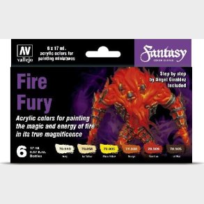Vallejo - Model Color Maling St - Fire Fury - 6x17 Ml