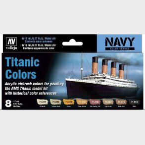 Vallejo - Titanic Maling St - 8x17 Ml - 71646