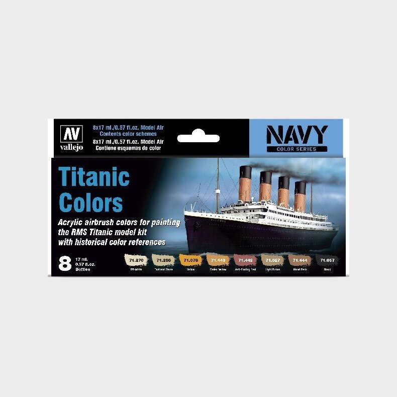 Vallejo - Titanic Maling St - 8x17 Ml - 71646