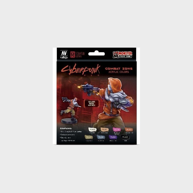 Vallejo - Figur Maling St - Cyberpunk Red Combat - 8x17 Ml