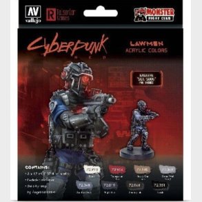 Vallejo - Game Color Maling St - Cyberpynk Lawmen - 8x17 Ml