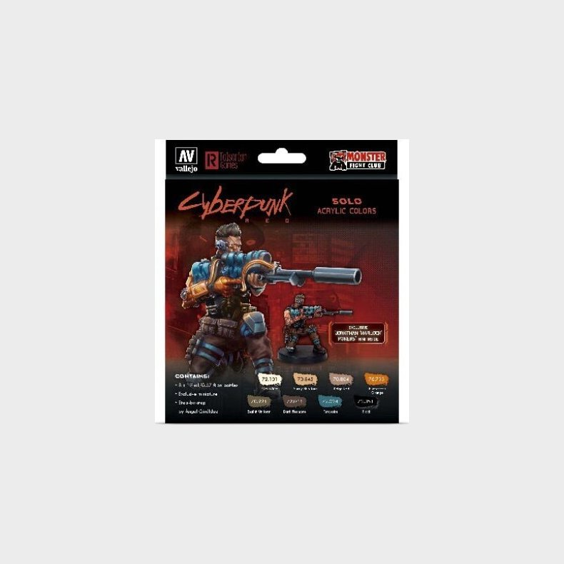 Vallejo - Model + Game Color Maling St - Cyberpunk - 8x17 Ml