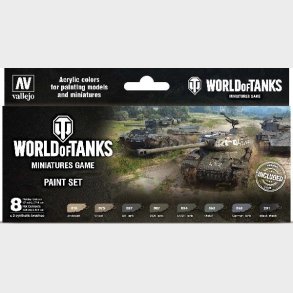 Vallejo - Maling St Til Modelhobby - World Of Tanks - 8x17 Ml
