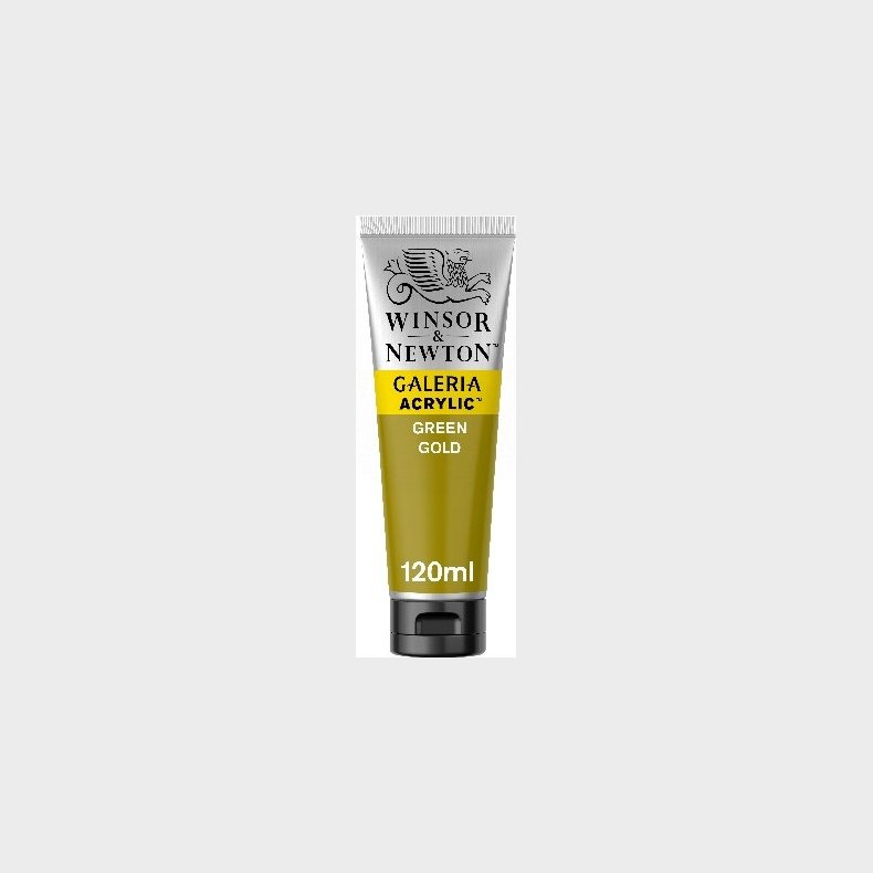Winsor &amp; Newton - Galeria Akrylmaling - Green Gold 120 Ml