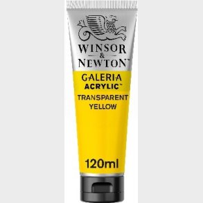 Winsor & Newton - Akrylmaling - Transparent Gul 120 Ml