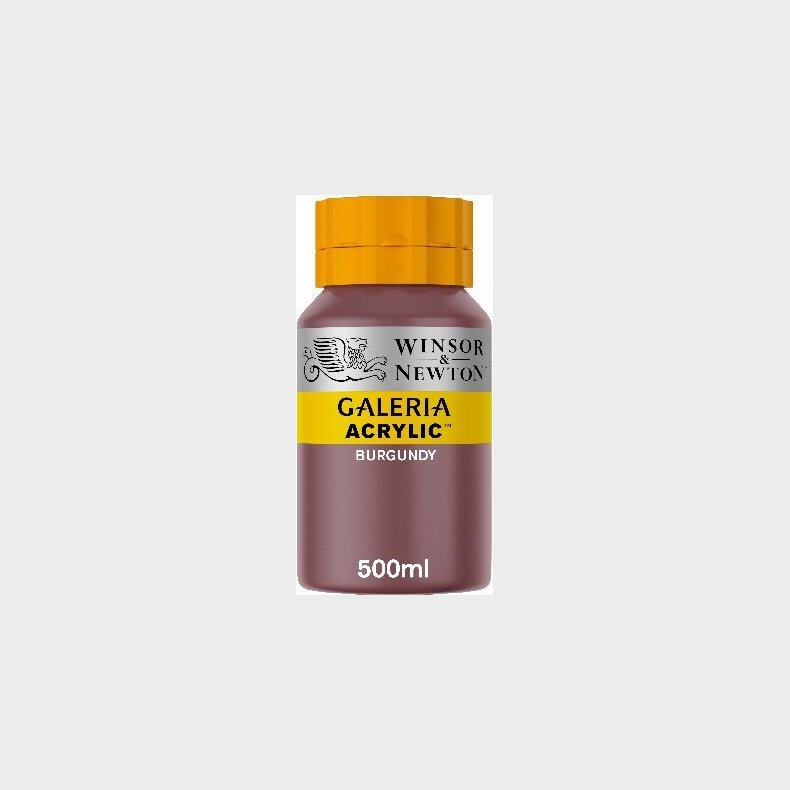 Winsor &amp; Newton - Galeria Akrylmaling - Burgundy 500 Ml