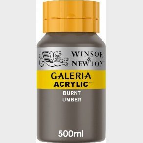 Winsor & Newton - Galeria Akrylmaling - Burnt Umber 500 Ml