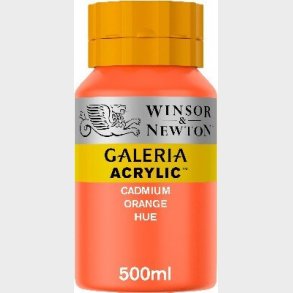 Winsor & Newton - Galeria Akrylmaling - Cadmium Orange Hue 500 Ml