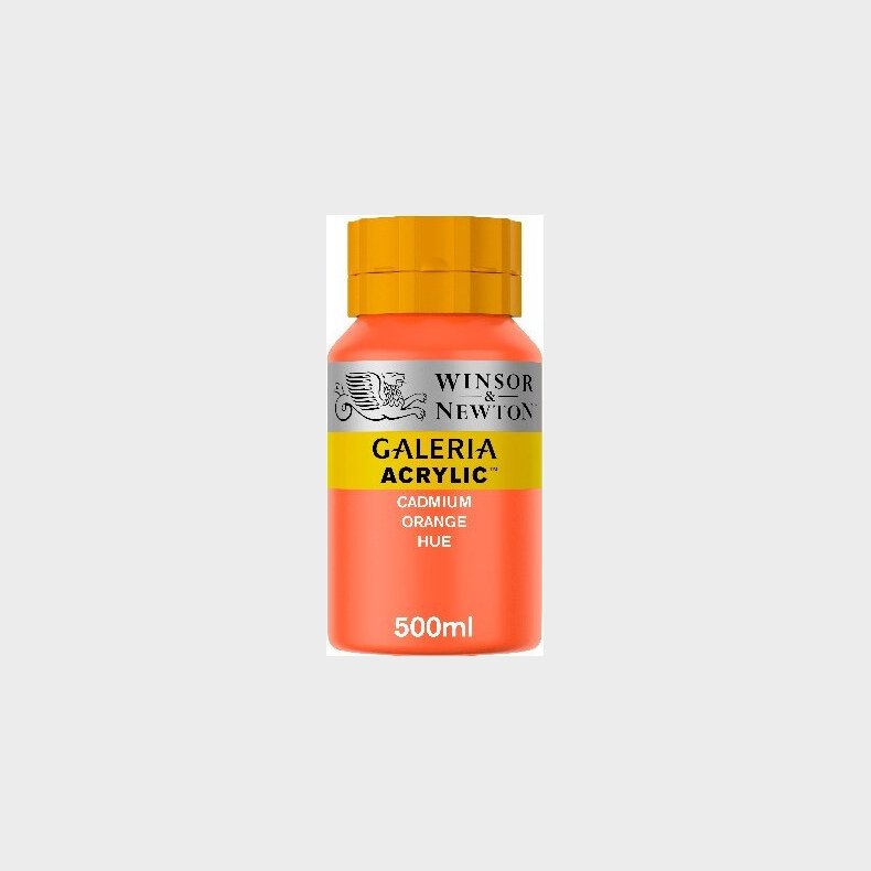 Winsor &amp; Newton - Galeria Akrylmaling - Cadmium Orange Hue 500 Ml