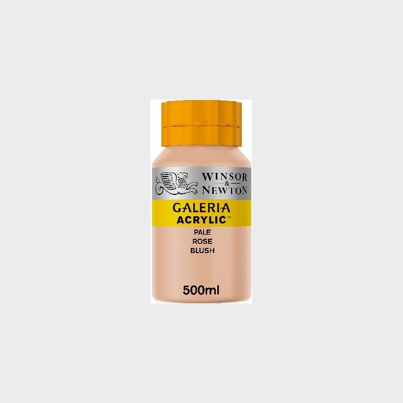 Winsor &amp; Newton - Galeria Akrylmaling - Pale Rose Blush 500 Ml