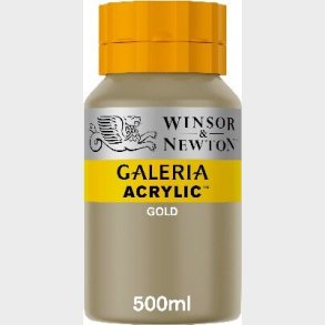 Winsor & Newton - Galeria Akrylmaling - Gold 500 Ml