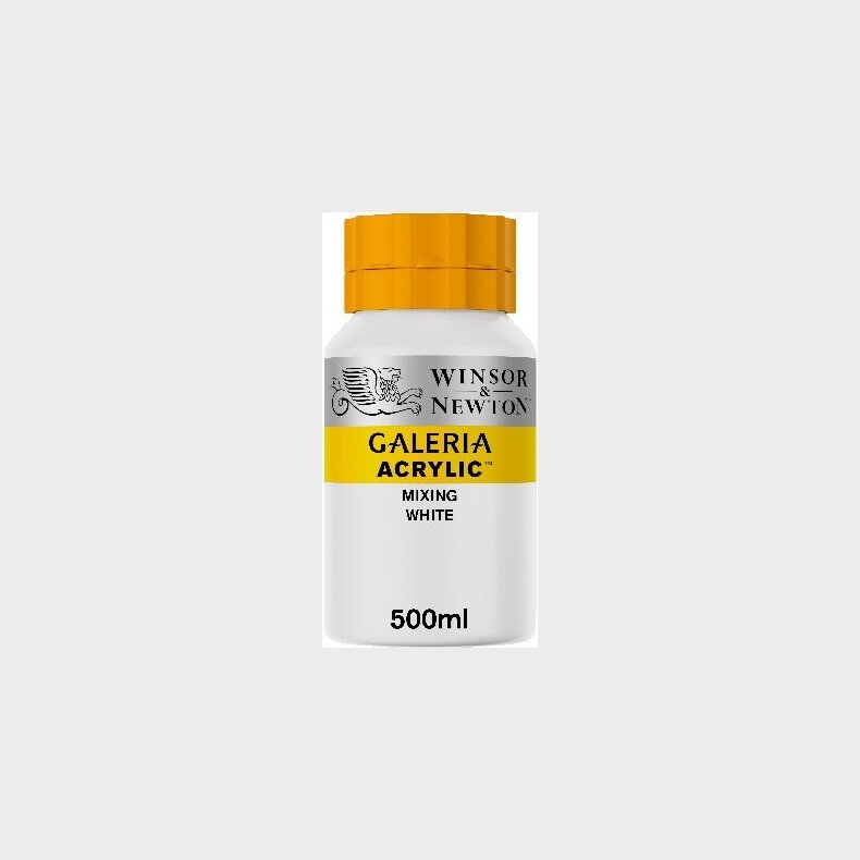 Winsor &amp; Newton - Galeria Akrylmaling - Mixing White 500 Ml