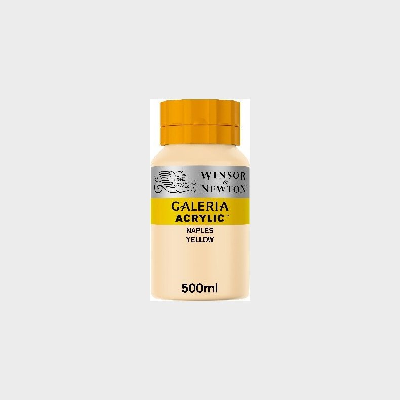 Winsor &amp; Newton - Galeria Akrylmaling - Naples Yellow 500 Ml