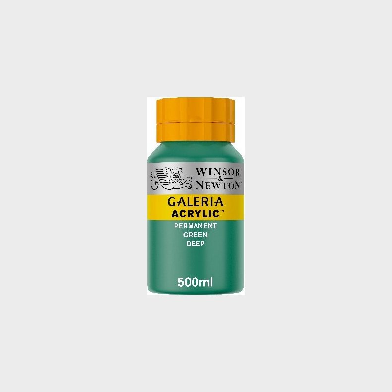 Winsor &amp; Newton Akrylmaling - Galeria - Dyb Grn 500 Ml