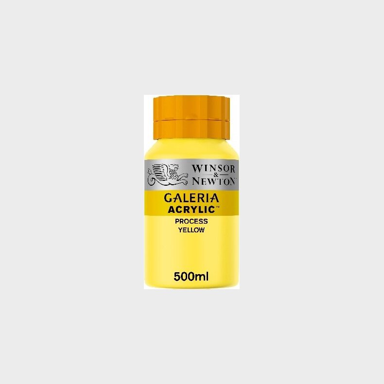 Winsor &amp; Newton - Akrylmaling - Process Yellow 500 Ml