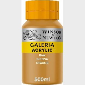 Winsor & Newton - Galeria Akrylmaling - Raw Sienna Opaque 500 Ml