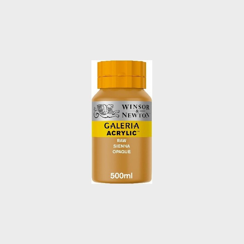 Winsor &amp; Newton - Galeria Akrylmaling - Raw Sienna Opaque 500 Ml