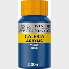 Winsor & Newton - Galeria Akrylmaling - Winsor Blue 500 Ml