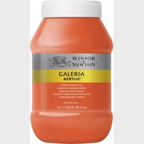 Winsor & Newton - Galeria Akrylmaling - Cadmium Orange Hue 1000 Ml