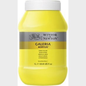 Winsor & Newton - Akrylmaling - Citrongul 1000 Ml