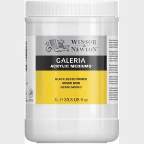Winsor & Newton - Gesso Primer - Sort 1000 Ml