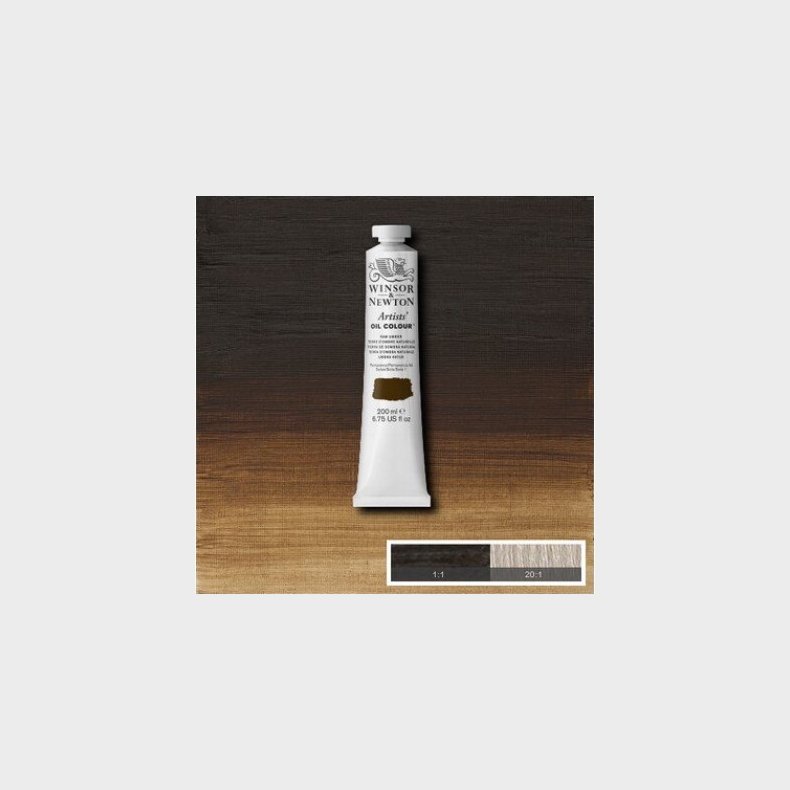Winsor &amp; Newton - Oliemaling - Artists - Raw Umber 200 Ml