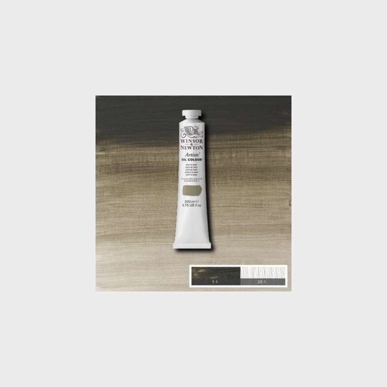 Winsor &amp; Newton - Oliemaling - Artists - Davy's Grey 200 Ml