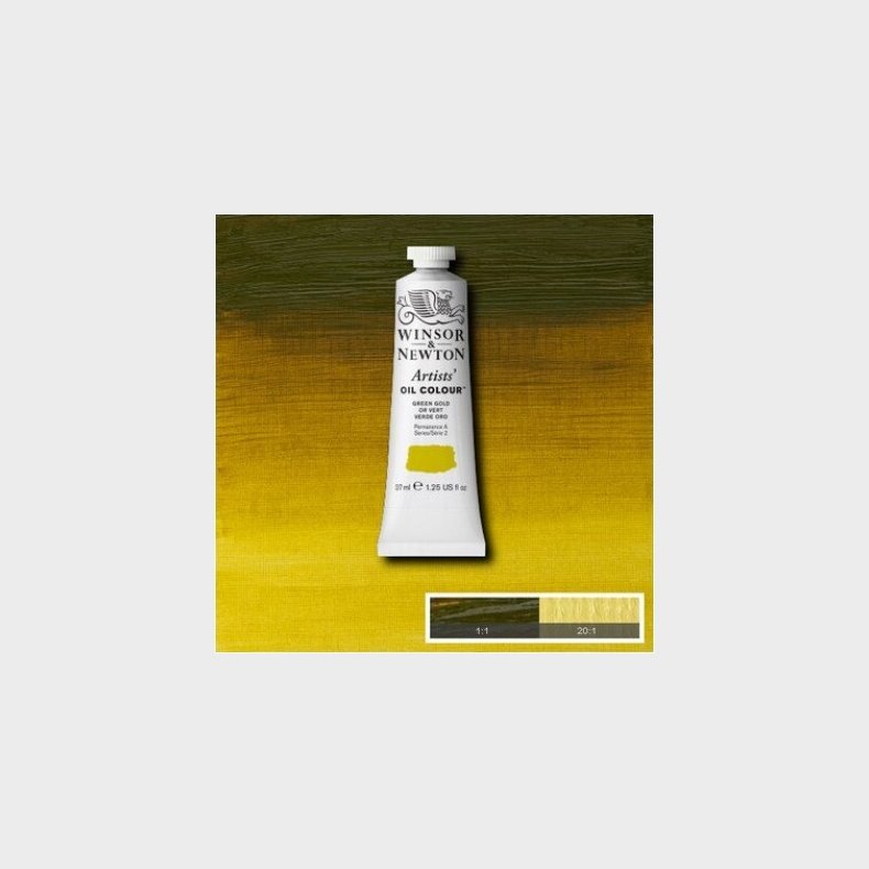 Winsor &amp; Newton - Oliemaling - Artists - Green Gold 37 Ml