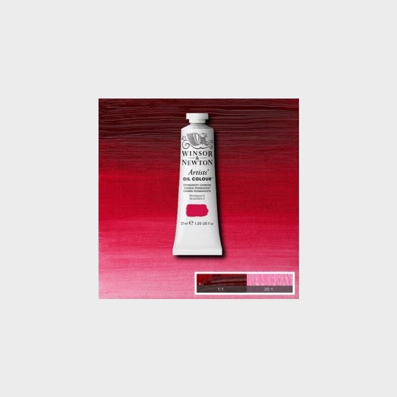 Winsor &amp; Newton - Oliemaling - Artists - Permanent Carmine 37 Ml
