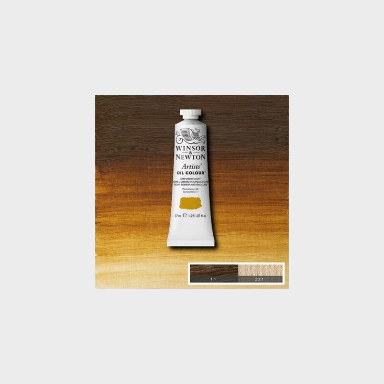 Winsor &amp; Newton - Oliemaling - Artists - Raw Umber Light 37 Ml