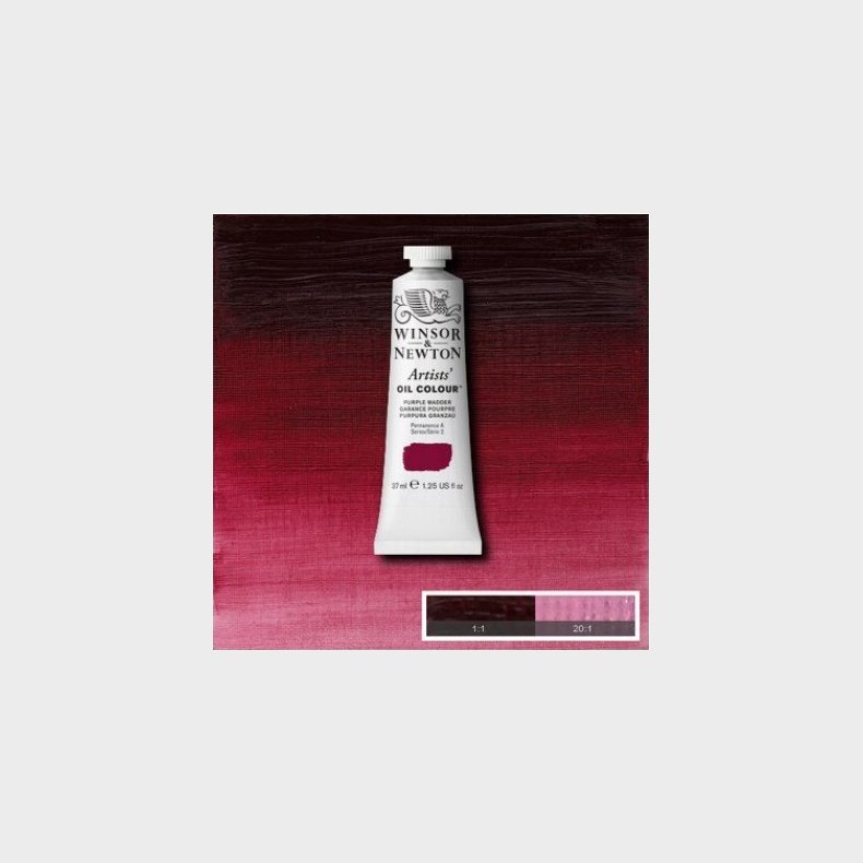 Winsor &amp; Newton - Oliemaling - Artists - Purple Madder 37 Ml