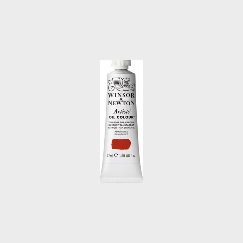 Winsor &amp; Newton - Oliemaling - Artists - Transparent Maroon 37 Ml