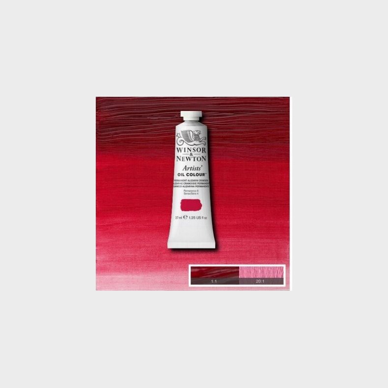 Winsor &amp; Newton - Oliemaling - Artists - Permanent Alizarin Crimson 37 Ml