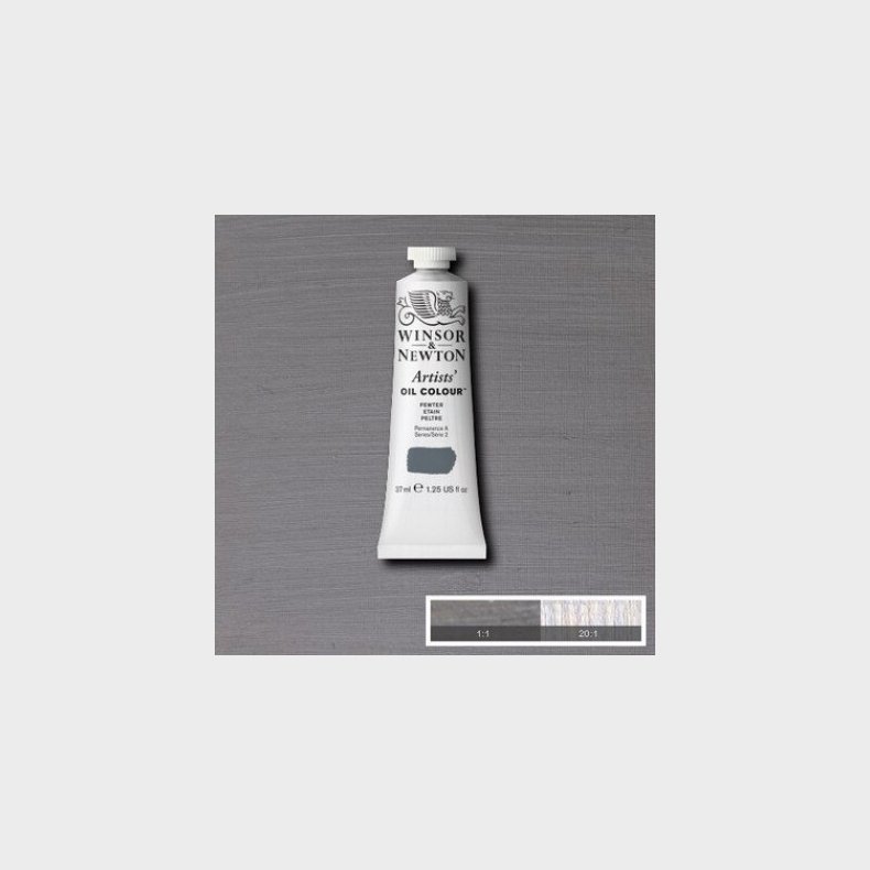 Winsor &amp; Newton - Oliemaling - Artists - Pewter 37 Ml