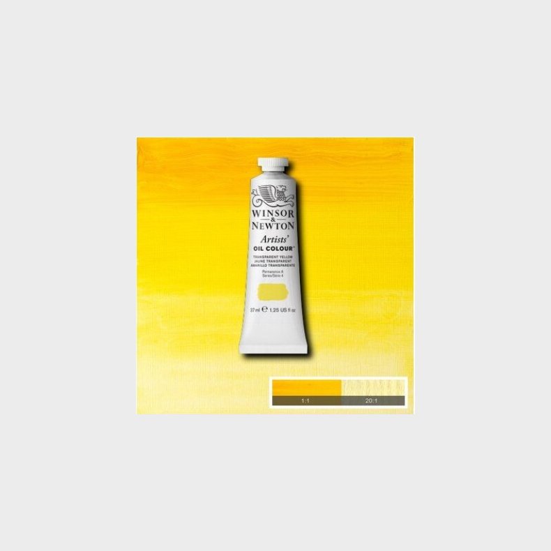 Winsor &amp; Newton - Oliemaling - Artists - Transparent Yellow 37 Ml