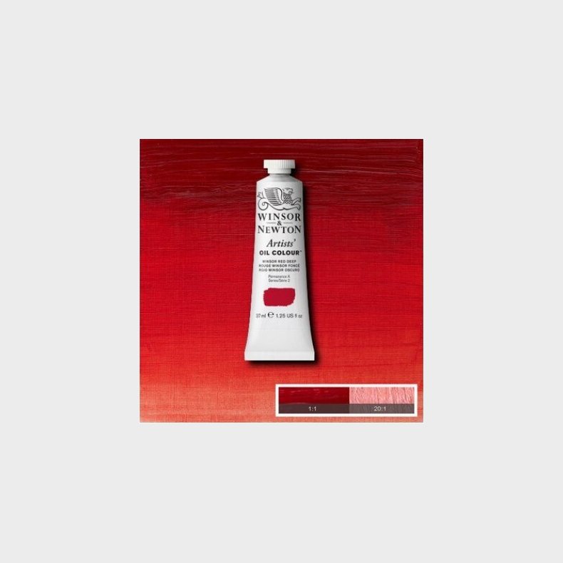 Winsor &amp; Newton - Oliemaling - Artists - Winsor Red Deep 37 Ml