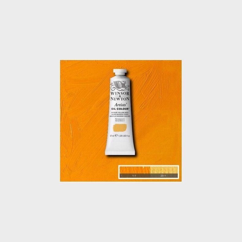 Winsor &amp; Newton - Oliemaling - Artists - Winsor Yellow Deep 37 Ml