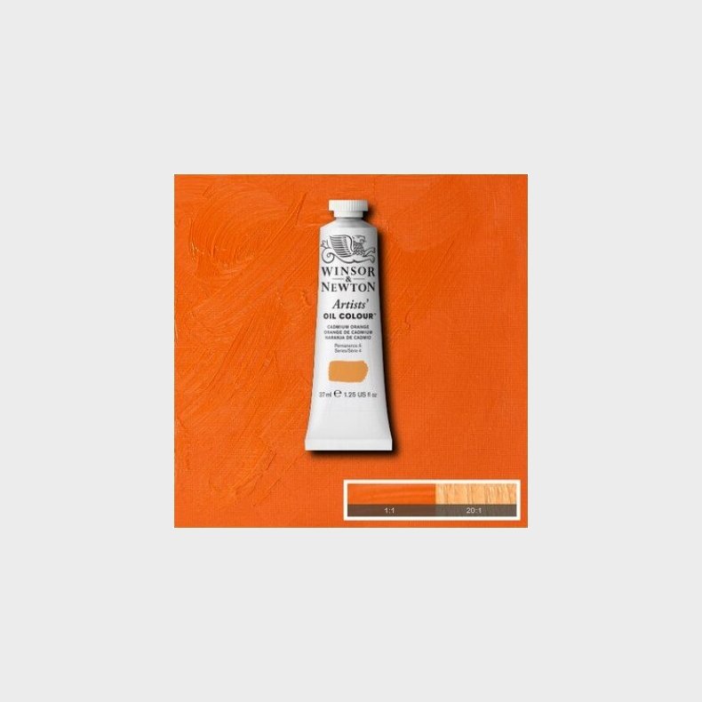 Winsor &amp; Newton - Oliemaling - Artists - Cadmium Orange 37 Ml